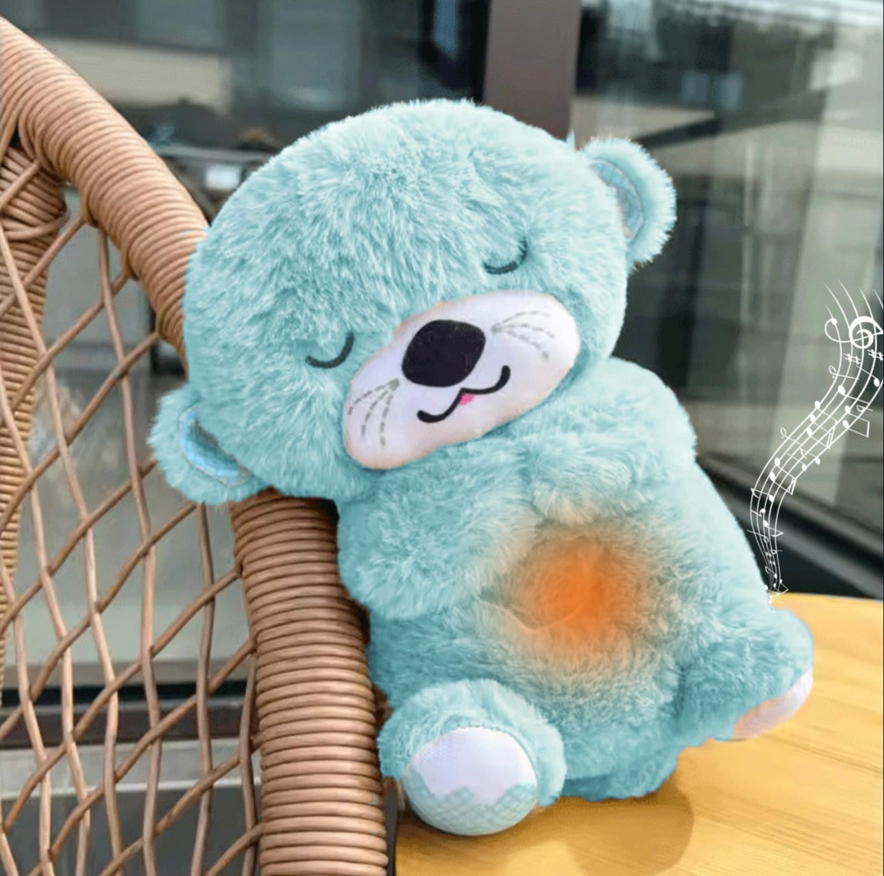 Breathing Teddy with Music