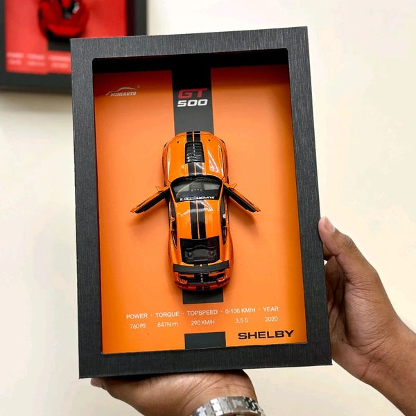 Premium Framed Car Model – 3D Wall Decor for Auto Enthusiasts, Unique Models
