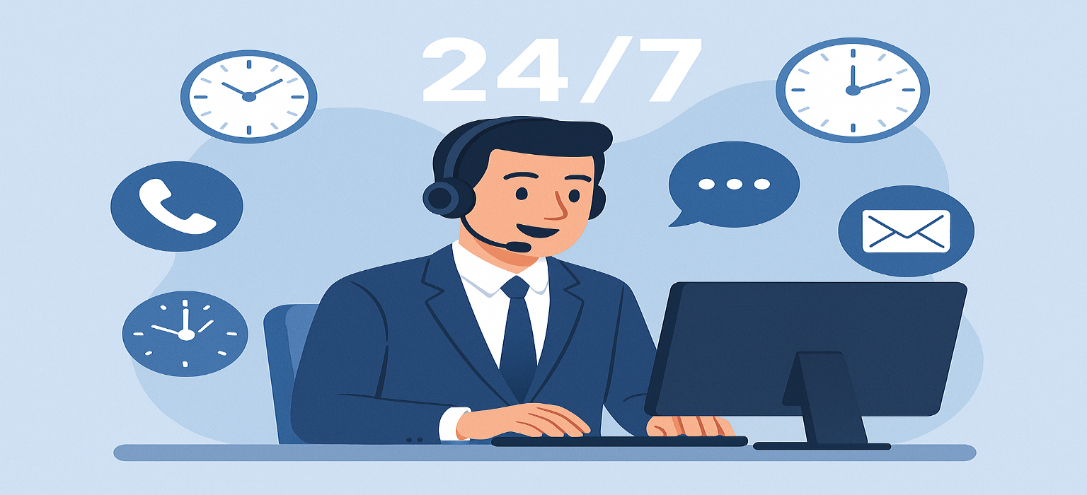 24/7 CUSTOMER SUPPORT