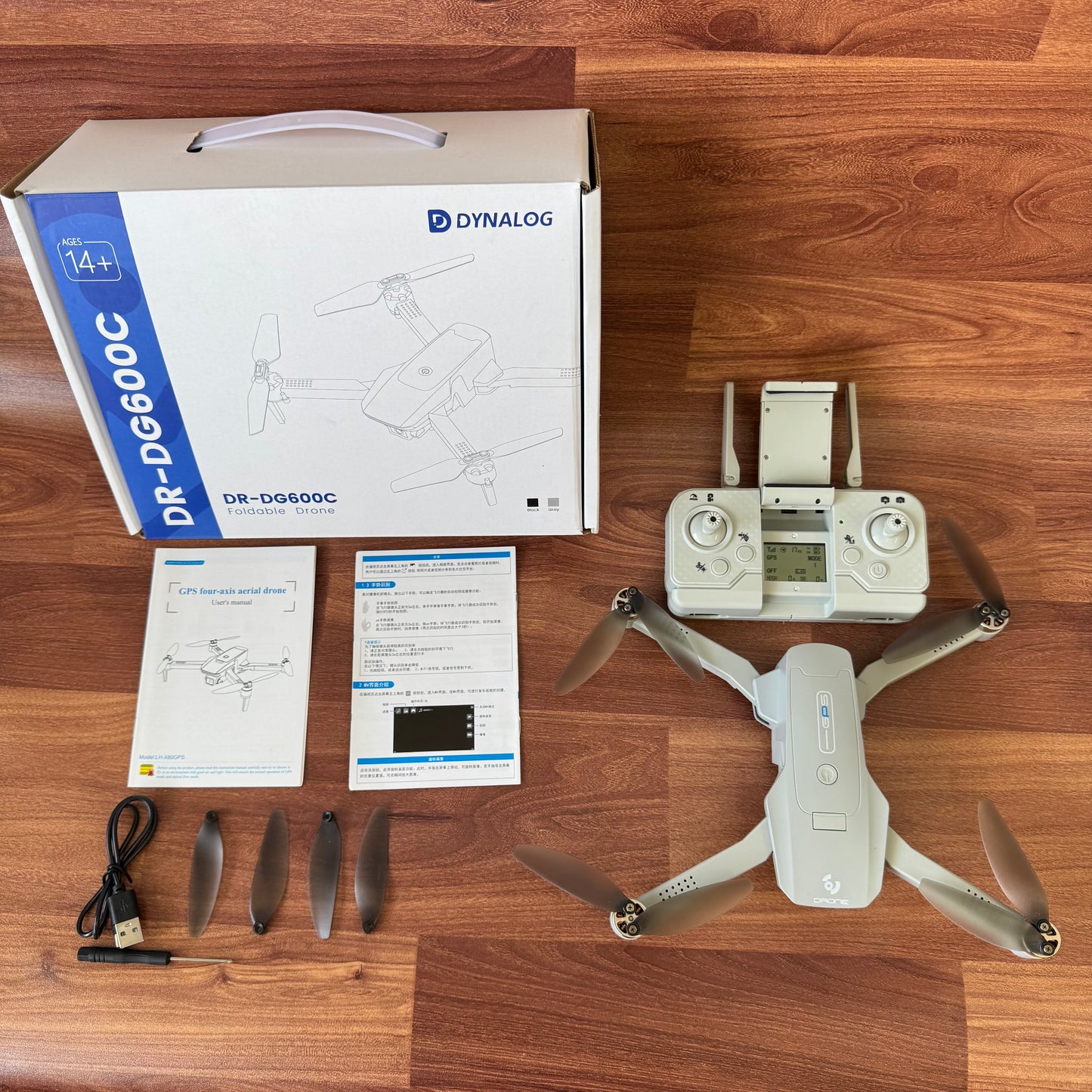 Dynalog GPS drone with brushless motor and gimbal camera