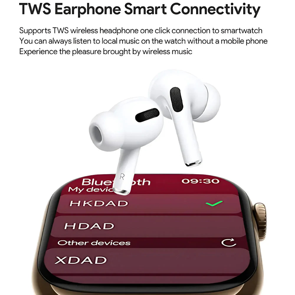 HK 10 Pro Max Super Amoled Display AI smartwatch