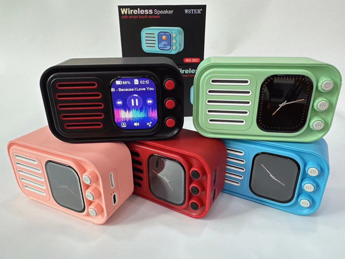 Wireless Speaker With Smart Touch screen