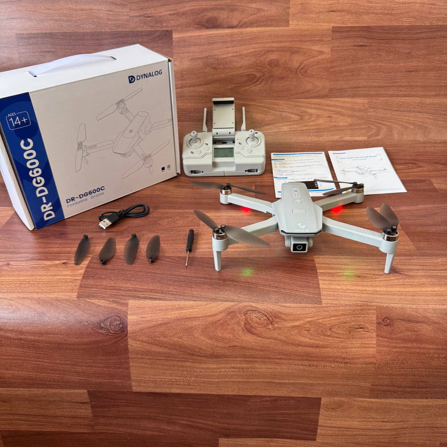 Dynalog GPS drone with brushless motor and gimbal camera