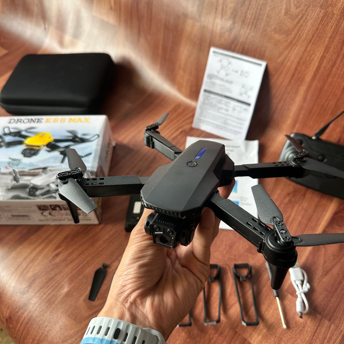 E88 pro max 3 Camera Dual Battery ๐ Drone