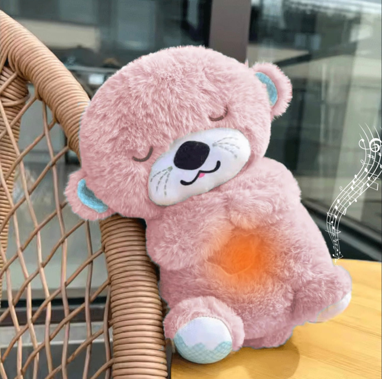 Breathing Teddy with Music