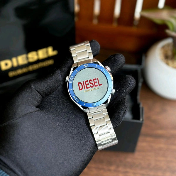 Round Smartwatch With Dual Strap & Premium Hard Box – Bluetooth Calling, Notifications & Fitness Tracking