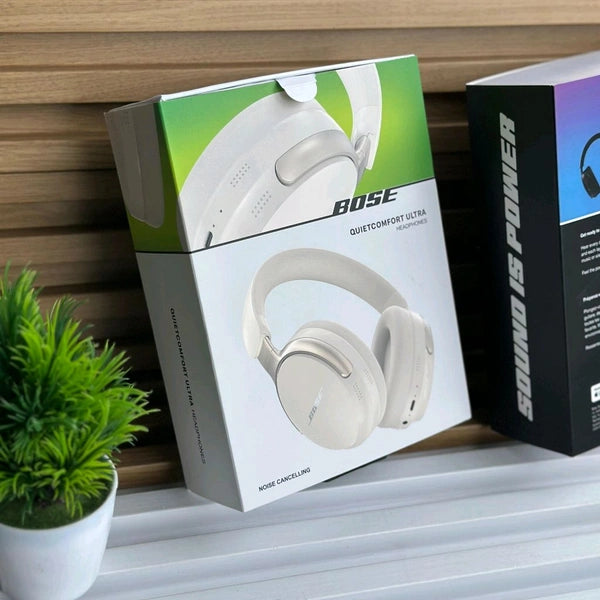 Quiet Comfort Ultra Headphones – BT Earphone, Over Ear Headphones With Built-In Mic - Upto 8 Hours Playtime, Heavy Sound And Bass Quality, Perfect For Everyday Use