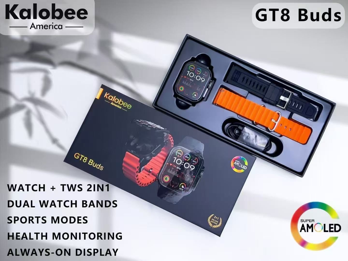 Gt8 Smartwatch with Buds