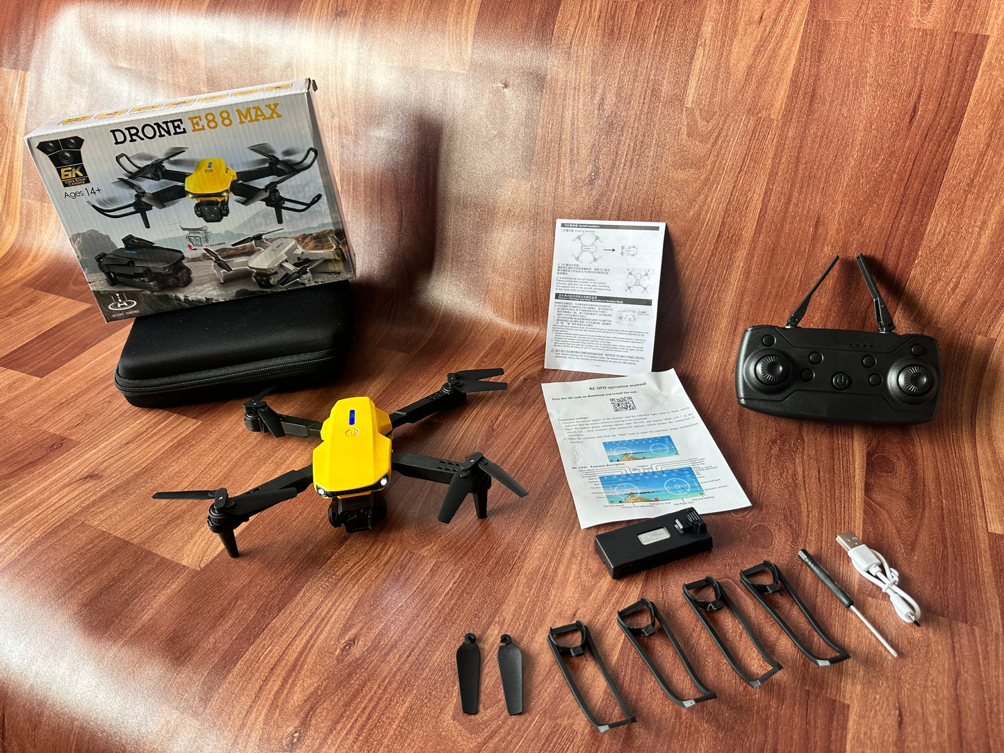 E88 pro max 3 Camera Dual Battery ๐ Drone