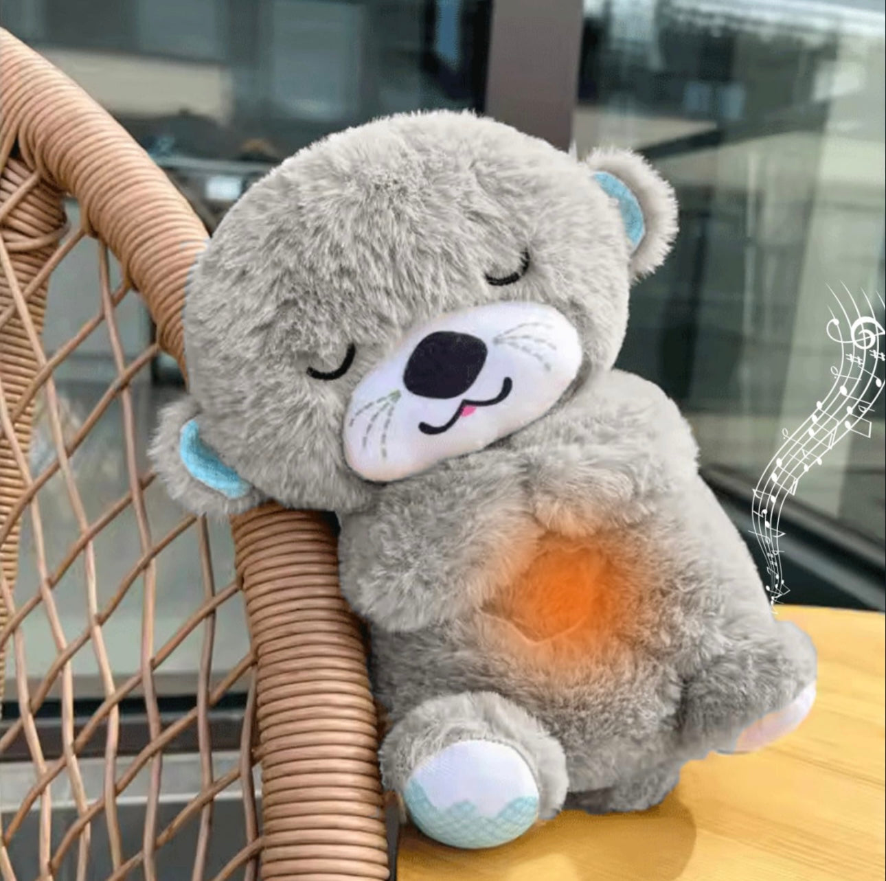 Breathing Teddy with Music