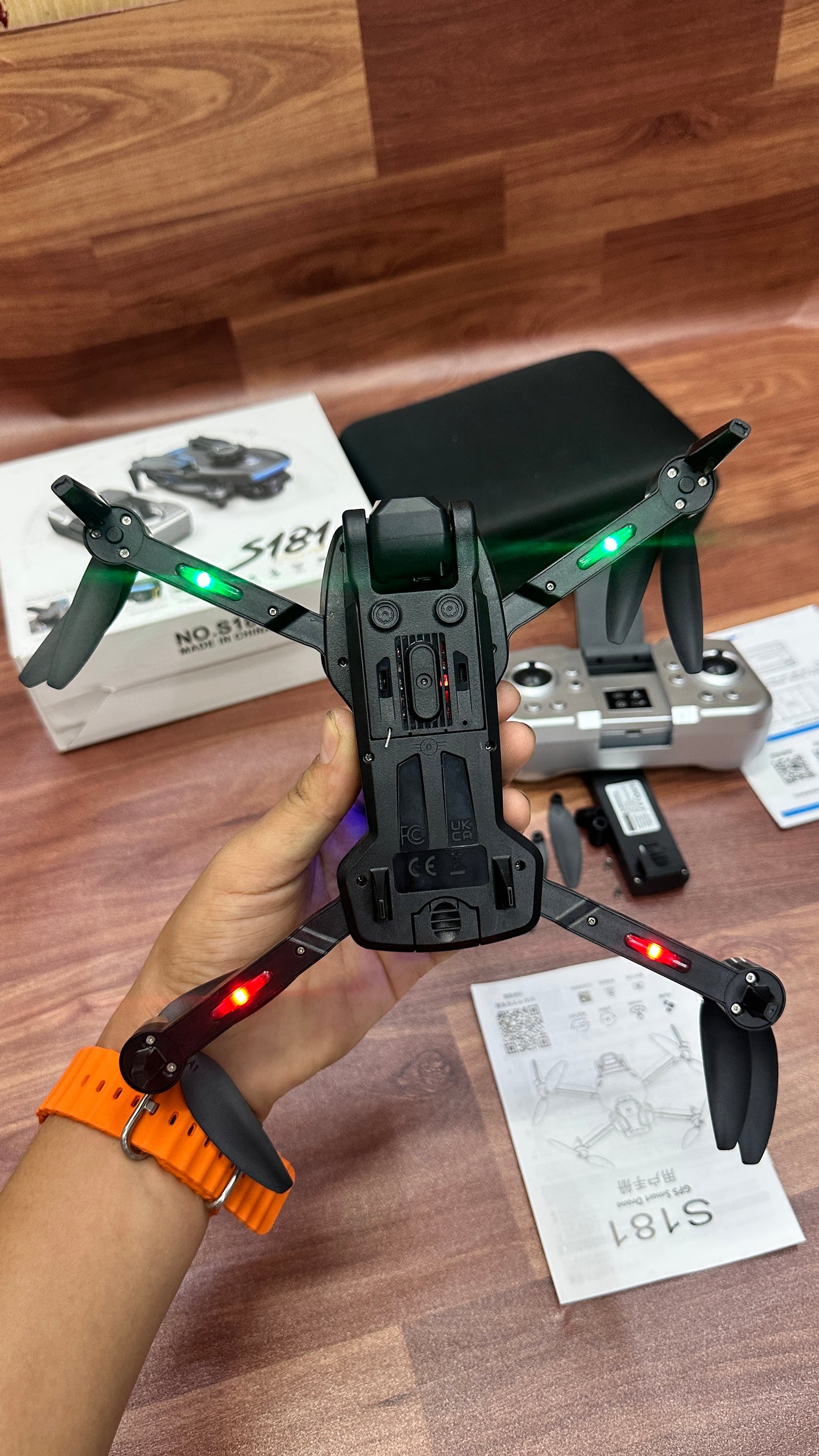 S181 4K Smart GPS Drone with Dual Camera & Auto Return
