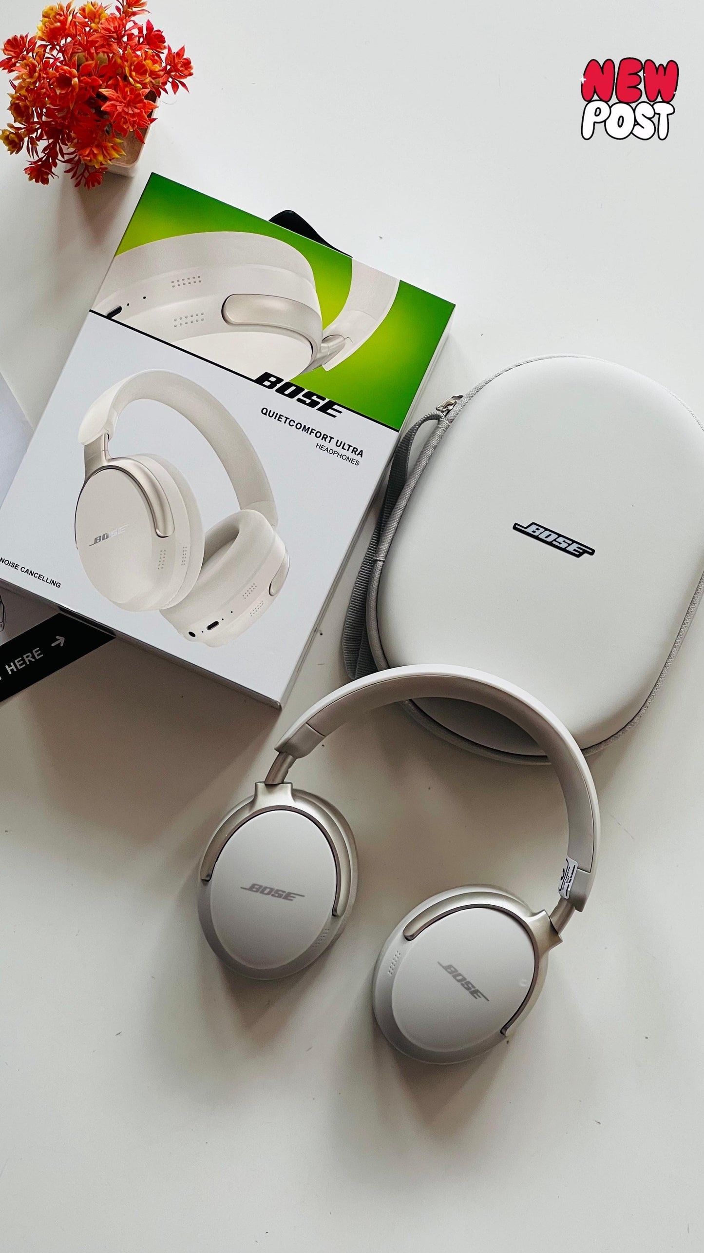 Quiet Comfort Ultra Headphones – BT Earphone, Over Ear Headphones With Built-In Mic - Upto 8 Hours Playtime, Heavy Sound And Bass Quality, Perfect For Everyday Use