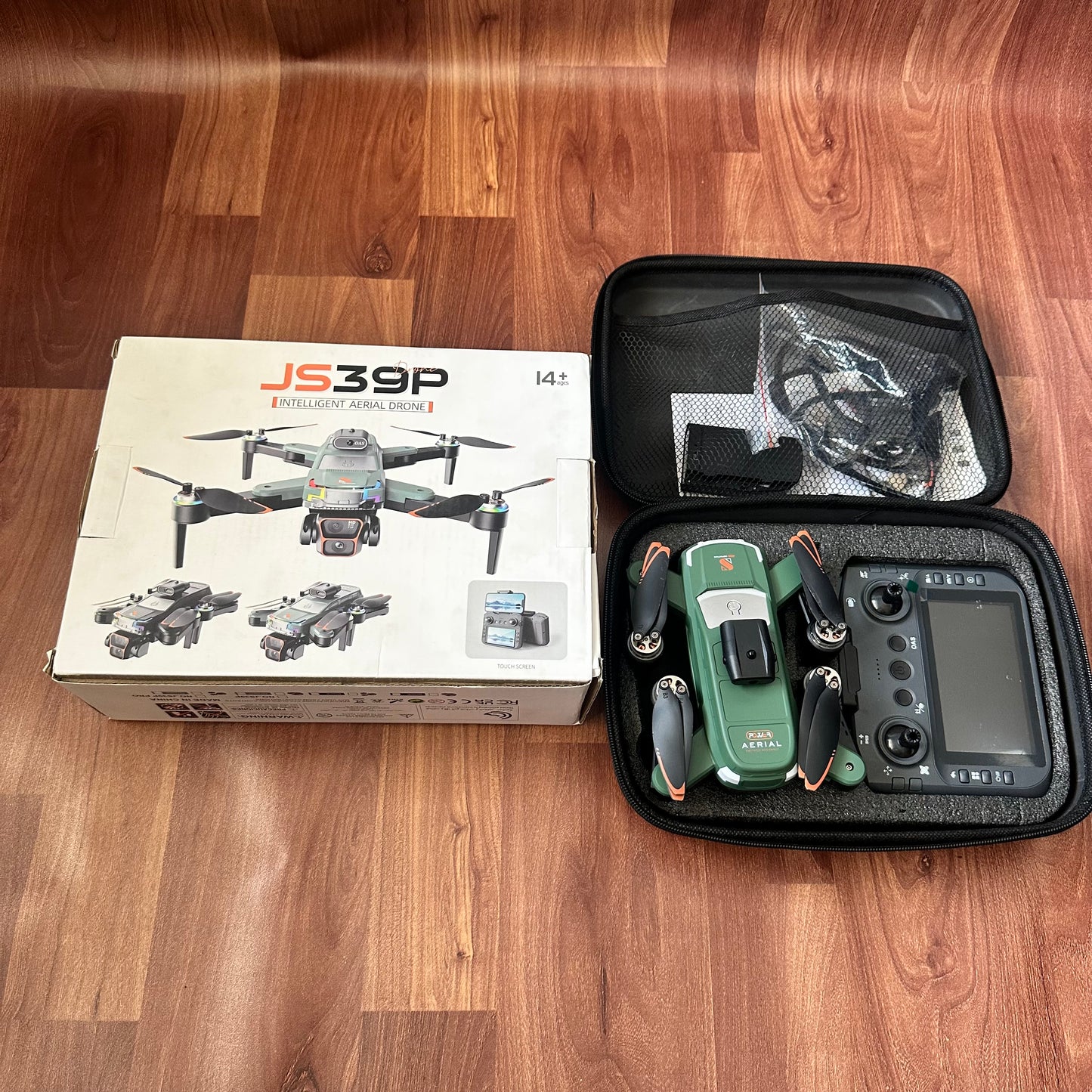 JS39P intelligent Aerial Drone with Display Remote