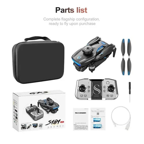 S181 4K Smart GPS Drone with Dual Camera & Auto Return