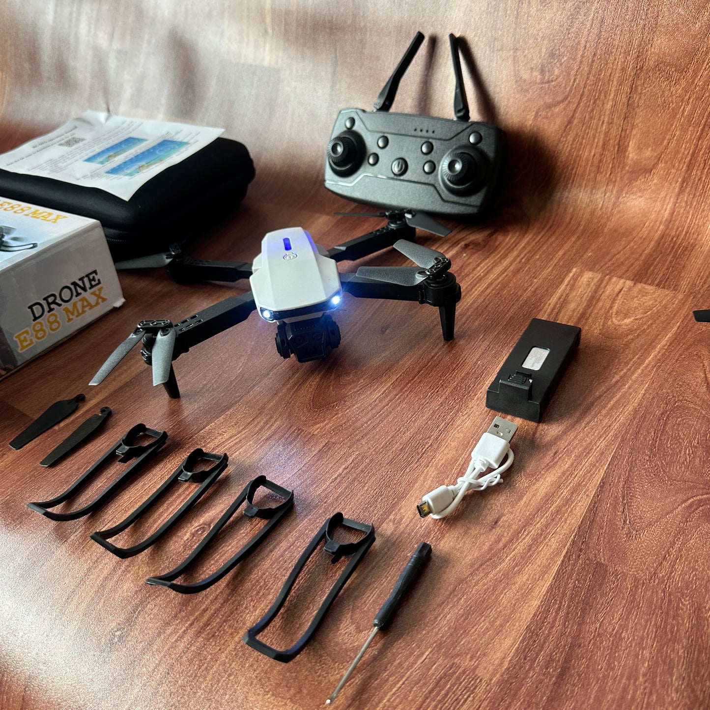 E88 pro max 3 Camera Dual Battery ๐ Drone