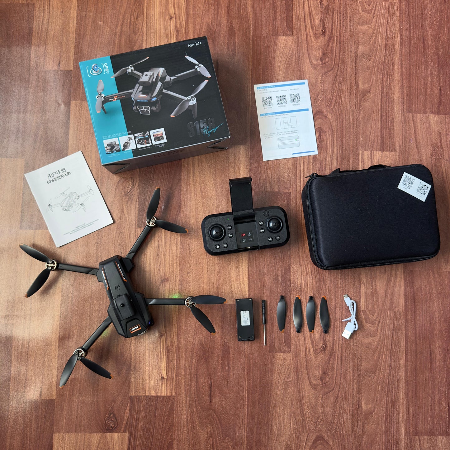 S158 GPS Drone – Dual Camera | 4K HD | Intelligent Flight