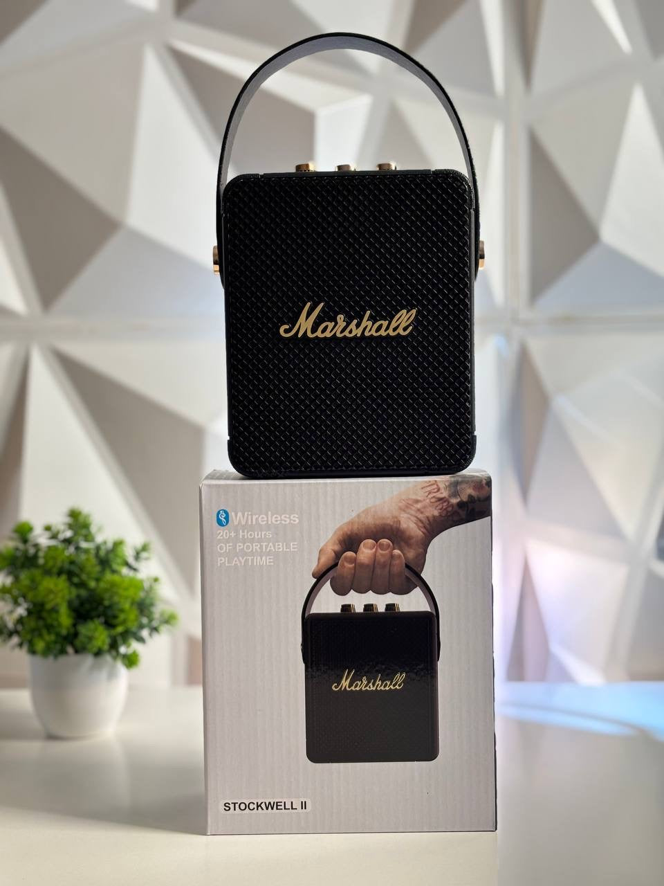 Authentic Stockwell II Portable Speaker Bluetooth Mini Wireless Bluetooth Speaker for IOS/Android/PC With 20+ Hours Of Playback (Pack Of 1)