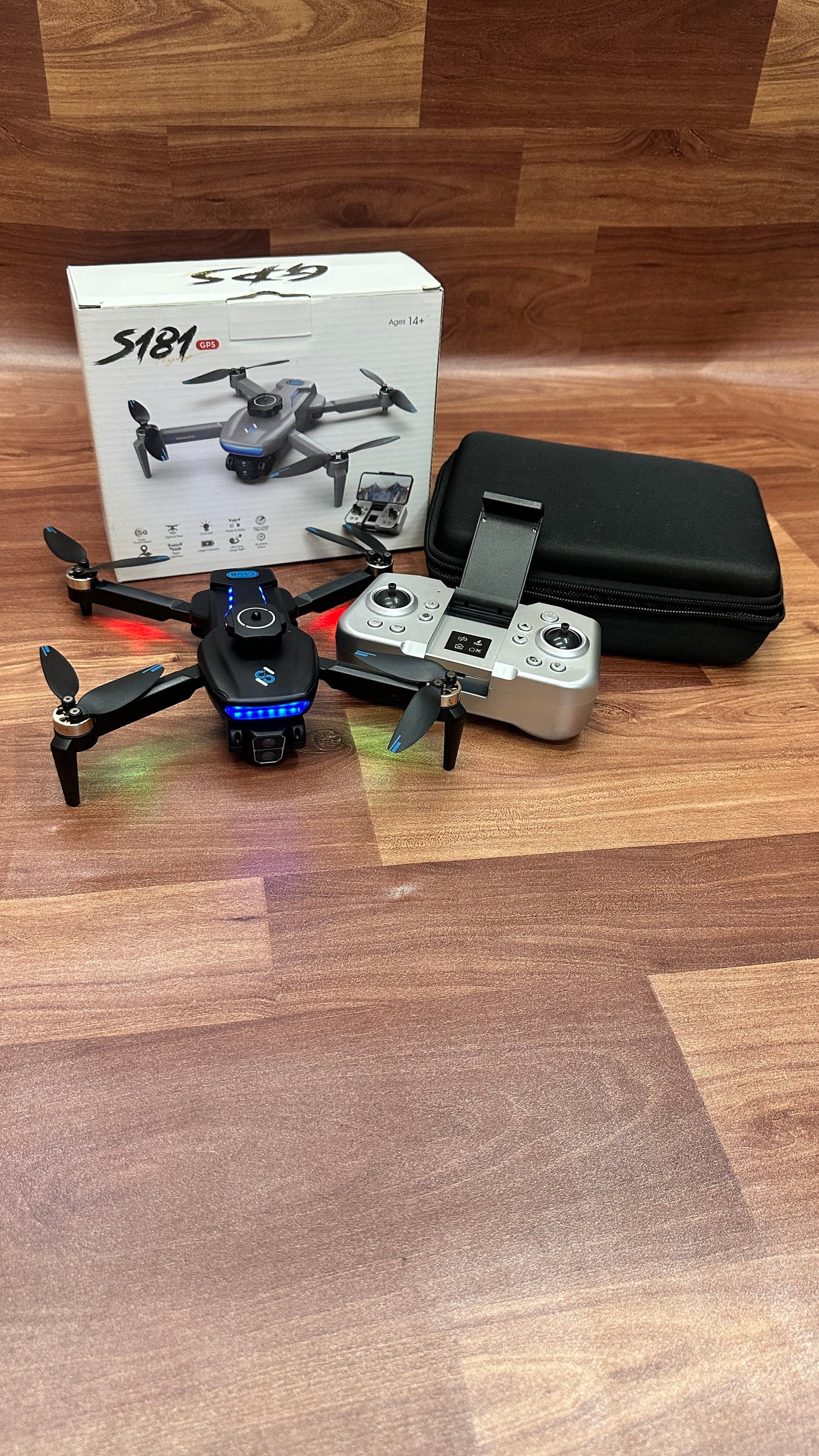 S181 4K Smart GPS Drone with Dual Camera & Auto Return