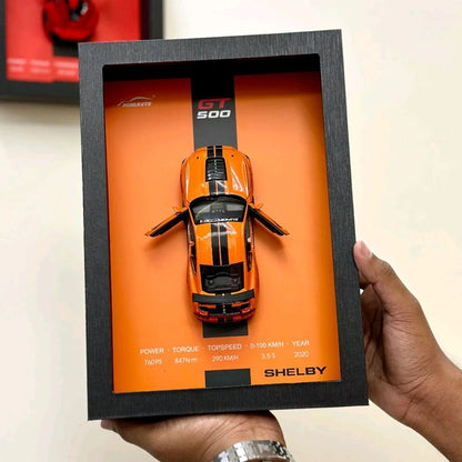 Premium Framed Car Model – 3D Wall Decor for Auto Enthusiasts, Unique Models