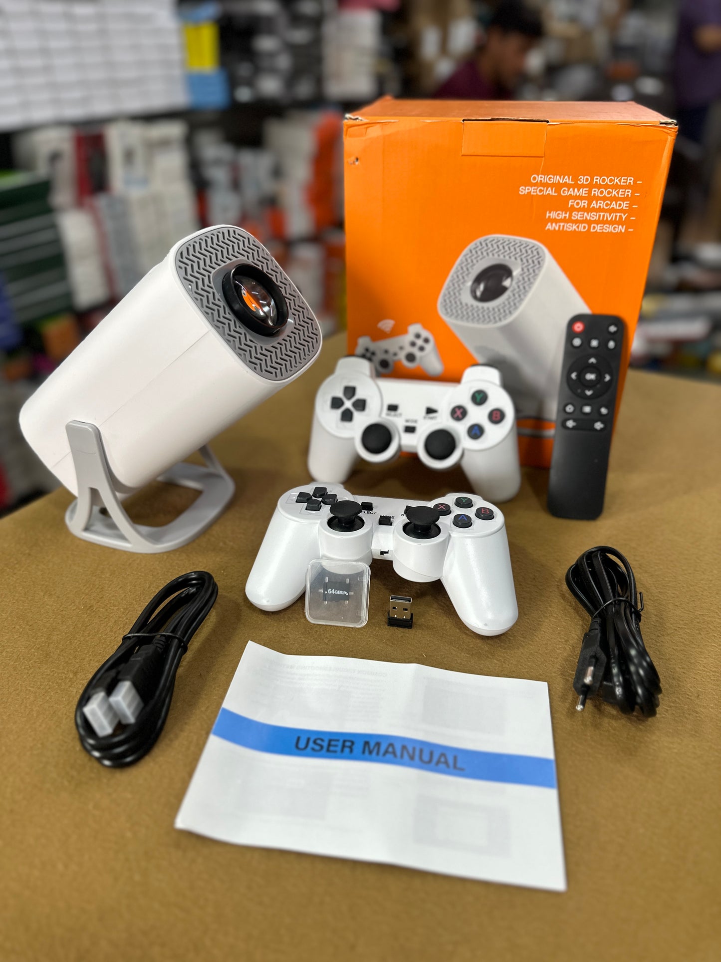 S40 Gaming Ultra HD projector with 4000+ Games