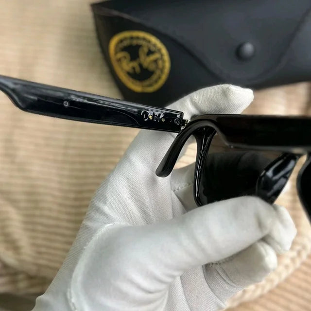 Bluetooth Smart Sunglasses – Matte Finish, Touch Control, 8H Battery, Original Box (First Time in India!)