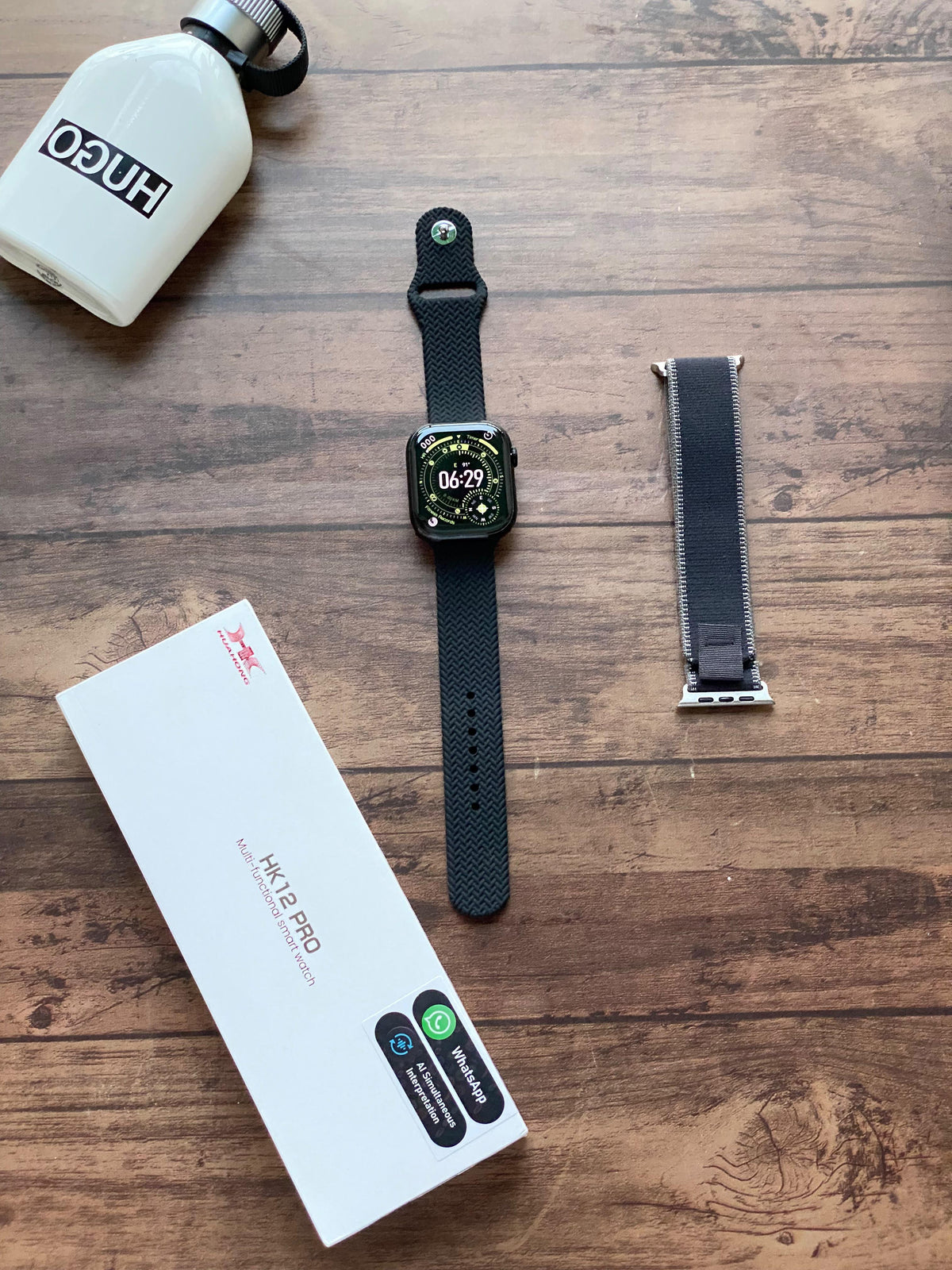 HK12 Pro Smart Watch | WhatsApp Message Reply | 2.02" AMOLED | Bluetooth Calling | Al
Support