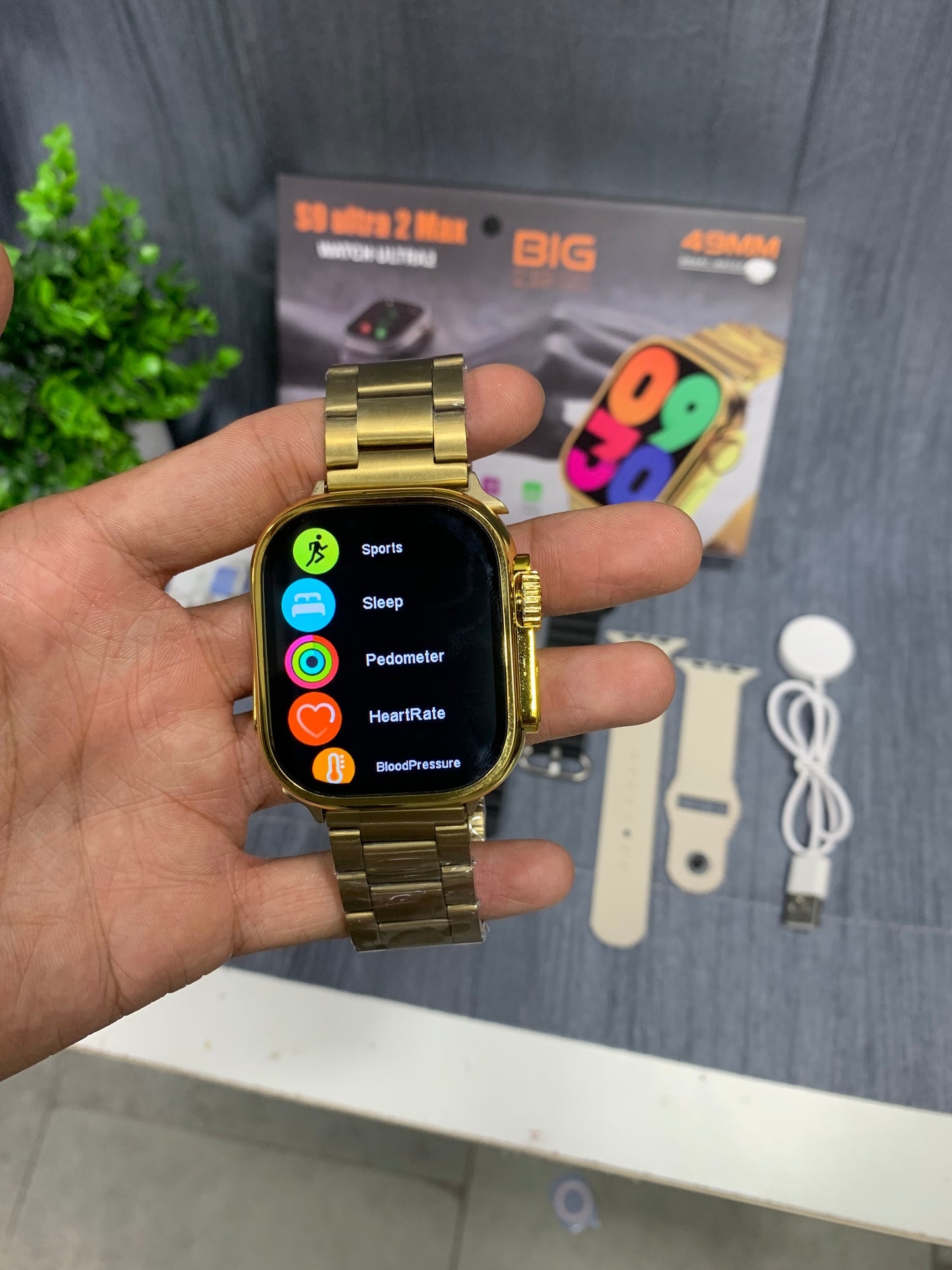 S9 Ultra2 Max Gold Edition 49mm Smartwatch