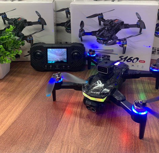 S160 UAV Display Remote Drone With Dual Battery