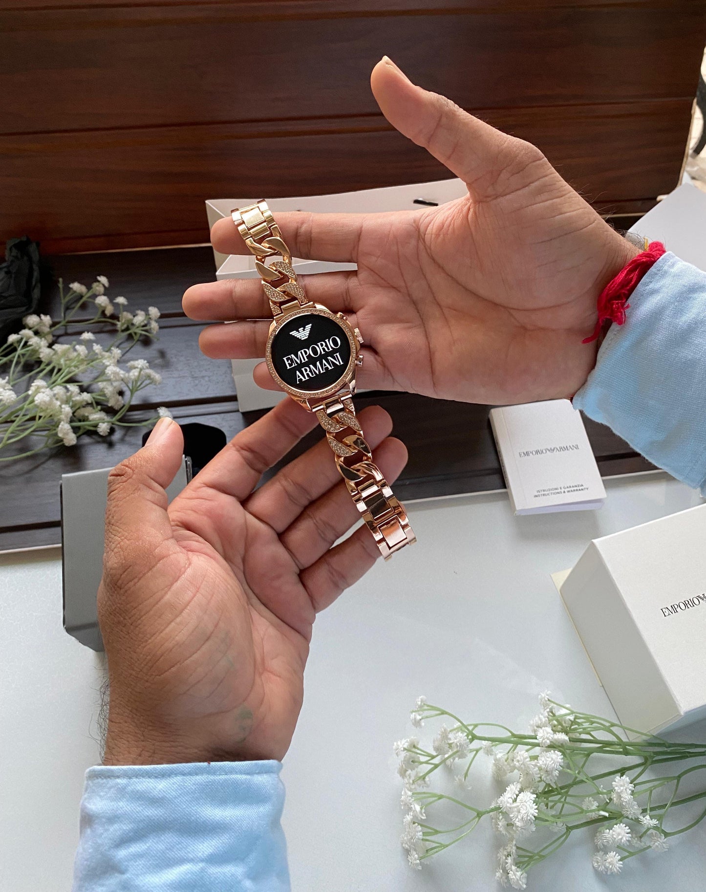First Time In Ever New Special Edition Smartwatch With Diamond Belt, Original Box Packing