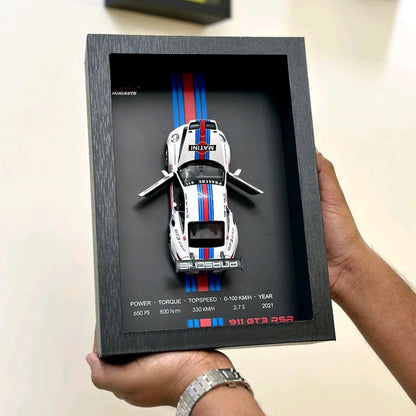 Premium Framed Car Model – 3D Wall Decor for Auto Enthusiasts, Unique Models