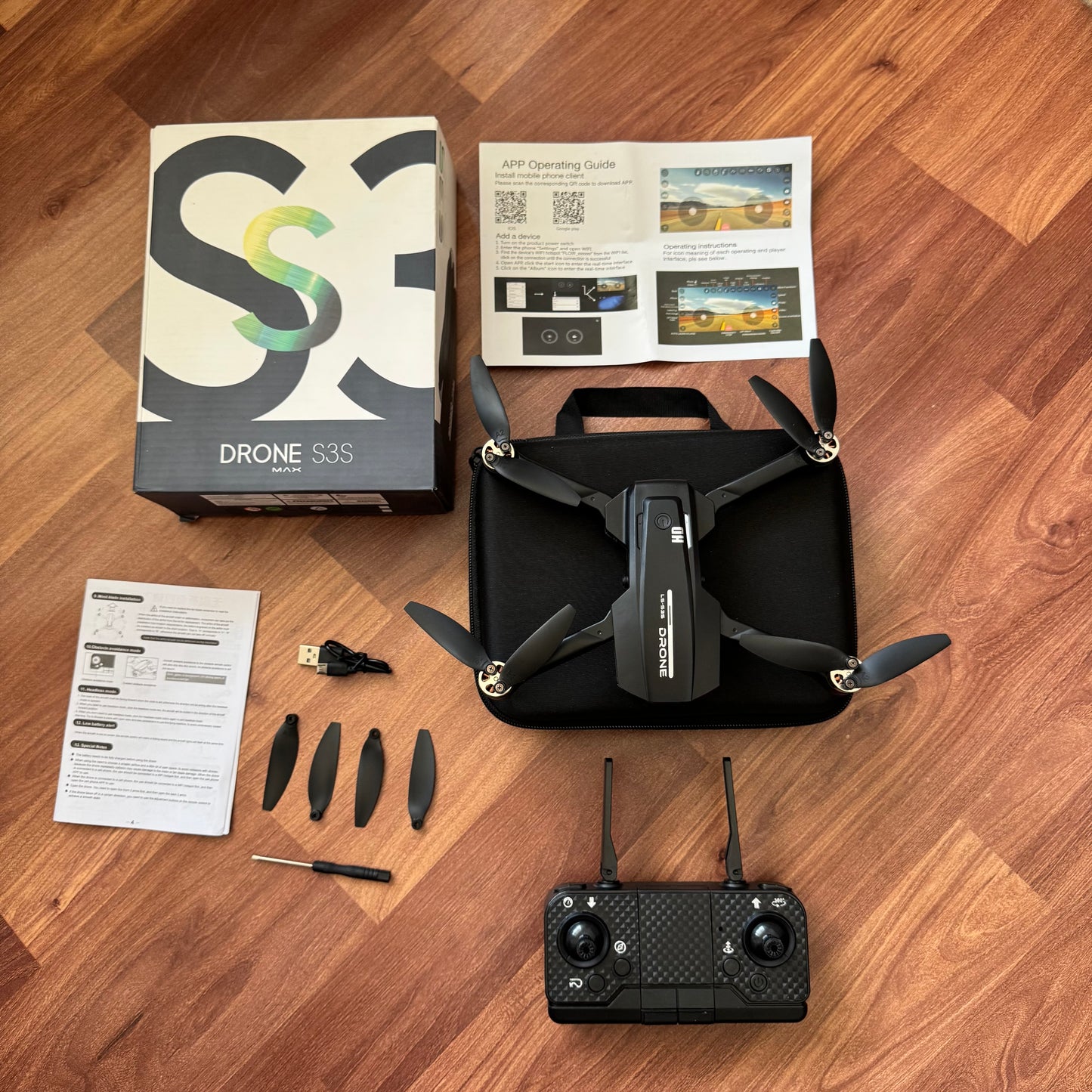 S3S max Drone with Brushless Motor And Gimbal Camera
