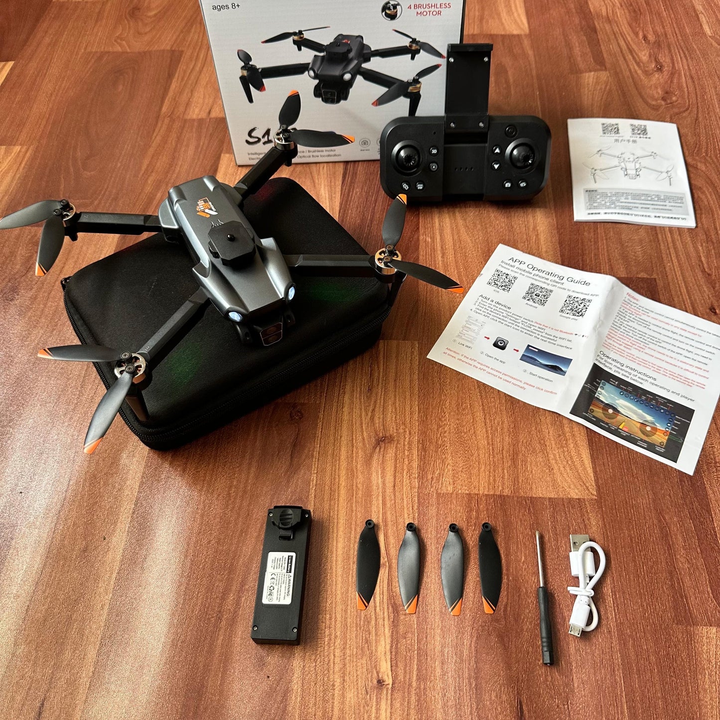 S119 4K Gimbal Camera Brushless motor Drone with Extra Battery 🔋