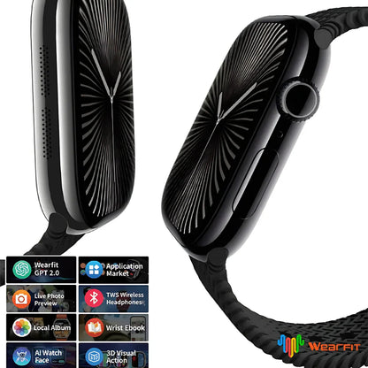 HK 10 Pro Max Super Amoled Display AI smartwatch