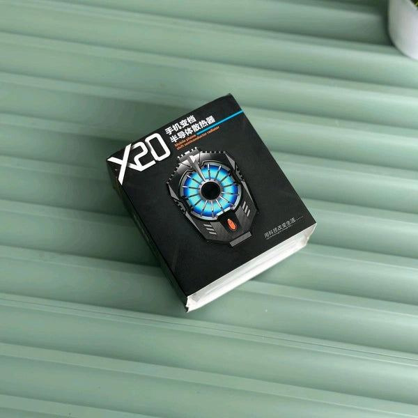 X20 Smartphone Cooling Fan – Adjustable Semi-Conductor Radiator For Gaming & Heavy Usage