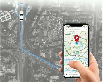 Mini GPS Tracker With Sound Recording, Real Time Tracking, Wireless Portable Device, Easy Installation For Car, Bike, Kids, Elderly & Pets Safety