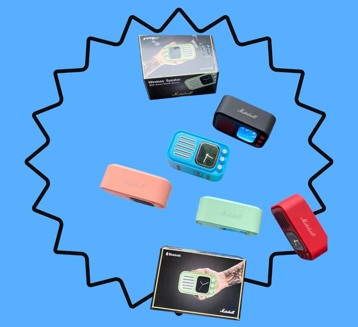 Wireless Speaker With Smart Touch screen