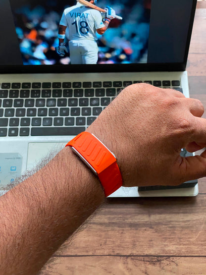 Screenless Smart Fitness Band with Heart Rate Monitor & Dual Straps