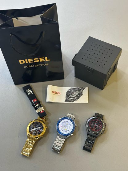 Round Smartwatch With Dual Strap & Premium Hard Box – Bluetooth Calling, Notifications & Fitness Tracking