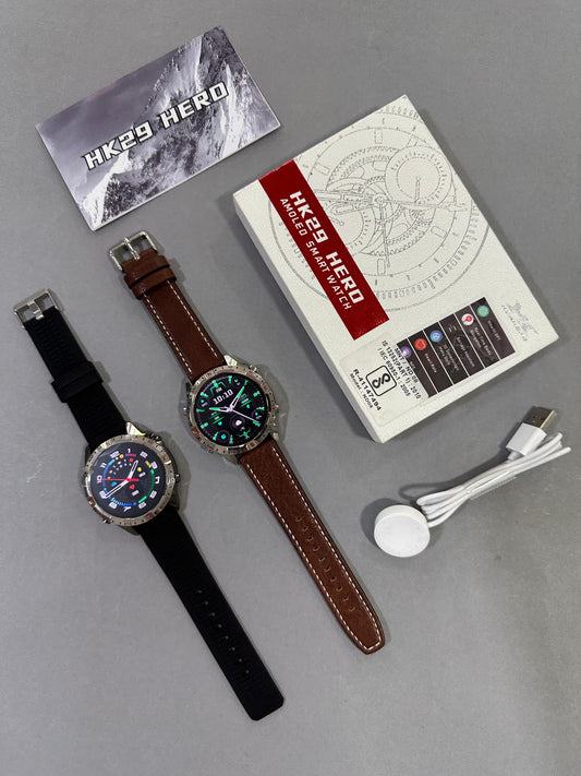 Hk29 Hero Amoled Display Round Dial
