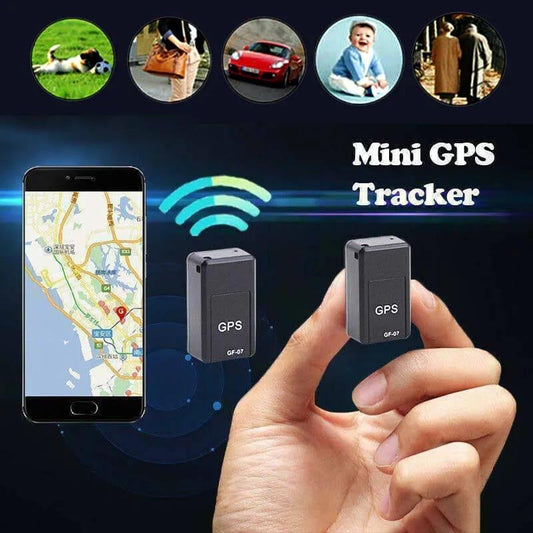 Mini GPS Tracker With Sound Recording, Real Time Tracking, Wireless Portable Device, Easy Installation For Car, Bike, Kids, Elderly & Pets Safety