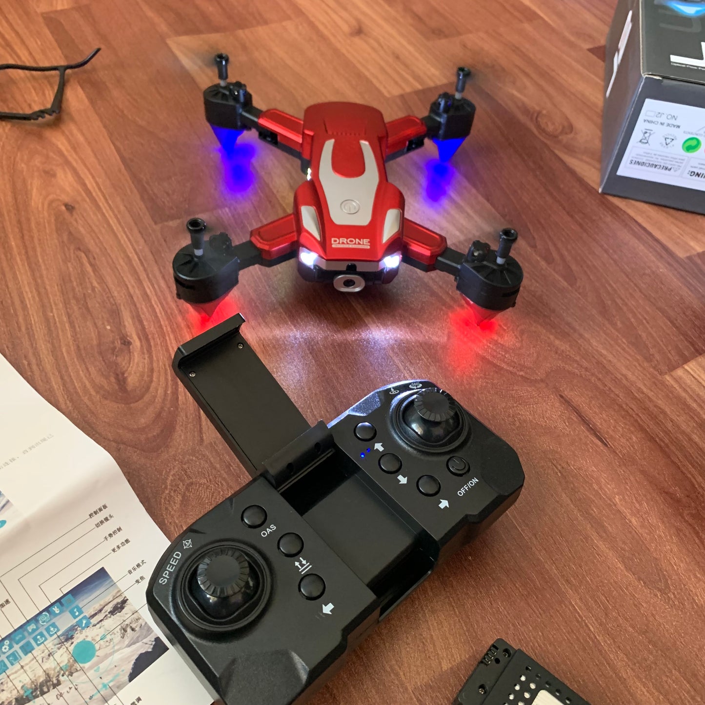 J2 drone dual camera dual battery