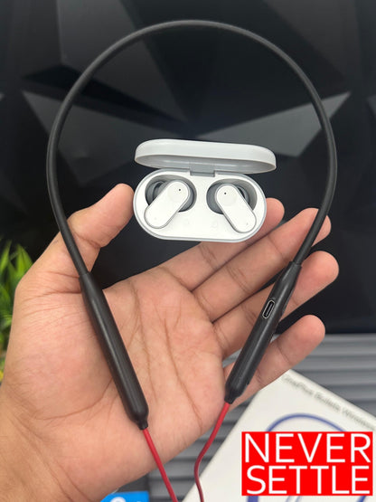 7 days battery backup Neckband + earbuds combo