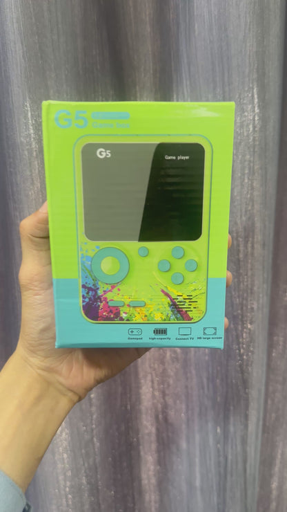 G5 Handheld Video Game Console – 500 In 1 Retro Games For Kids